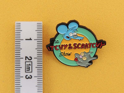 The Itchy & Scratchy Show - Pin's Rond The Simpsons