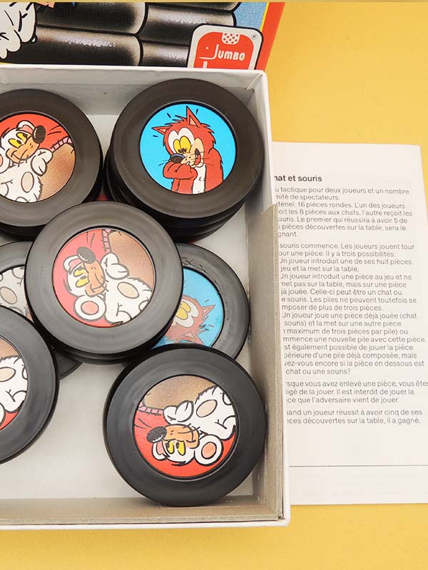 Chat et Souris - Jeu de Société Vintage 1984 JUMBO - RARE !
