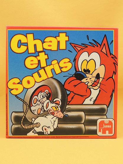 Chat et Souris - Jeu de Société Vintage 1984 JUMBO - RARE !
