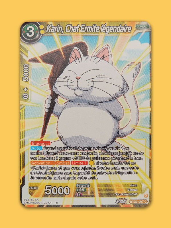 Karin, Chat Ermite Légendaire - BT22-097 C - Dragon Ball Super Card Game
