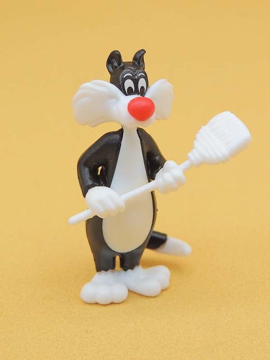 Sylvestre Balai - Kinder Bugs Bunny & Co - Figurine 1991 Vintage