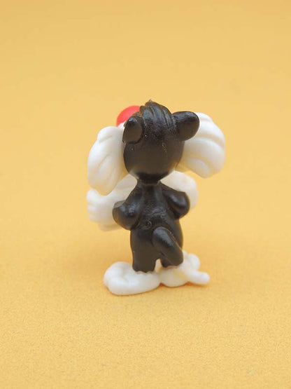 Sylvestre Junior & Livre - Kinder Bugs Bunny & Co - Figurine 1991 Vintage