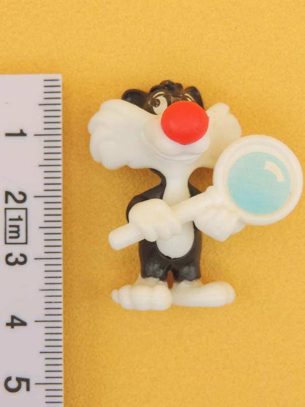 Sylvestre Junior & Loupe - Kinder Bugs Bunny & Co - Figurine 1991 Vintage