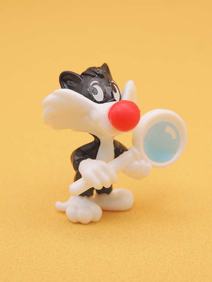 Sylvestre Junior & Loupe - Kinder Bugs Bunny & Co - Figurine 1991 Vintage