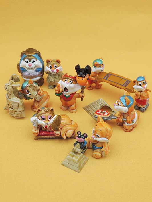 Les Egyptochats - Lot 7 Figurines - Kinder Surprise Série de 1997