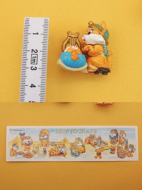 Les Egyptochats - Série Complète 1997 - Kinder Surprise Vintage 90's