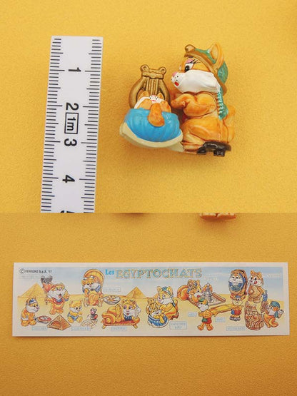 Les Egyptochats - Série Complète 1997 - Kinder Surprise Vintage 90's