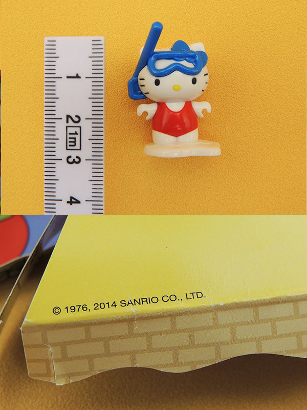 Hello Kitty - Série Complète KINDER 8 Figurines 2014 + Notices