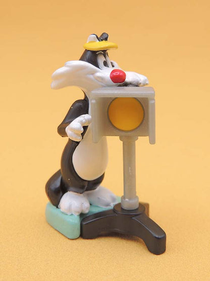 Sylvestre Chef Lumière - Kinder Looney Tunes Cinéma - Figurine 2002 Vintage
