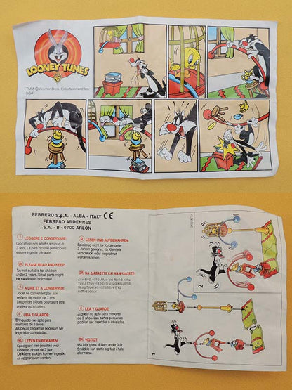 Kinder Maxi - Titi & Grosminet à Bascule - Jouet Vintage 2004