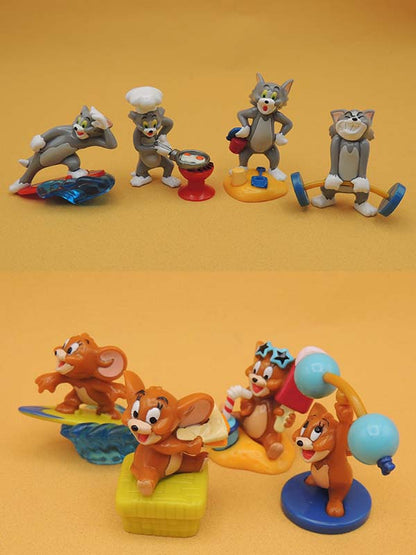 Tom & Jerry - Série 8 Figurines - Kinder Surprise Vintage 2003