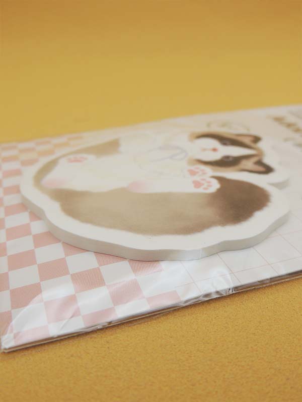 Chat Adorable N°01 - Notes Adhésives Papeterie Kawaii - Import Japon