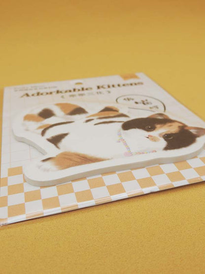 Chat Adorable N°03 - Notes Adhésives Papeterie Kawaii - Import Japon