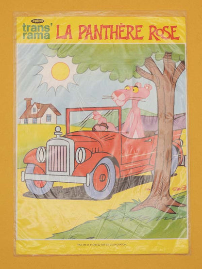 La Panthère Rose - Transrama 1983 - JESCO Décalcomanies Vintage