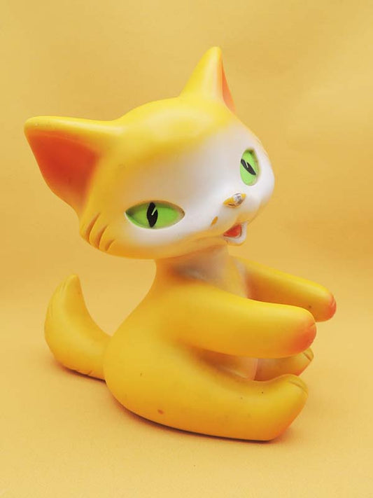 Lacoste - Chat Jaune - Pouet Vintage 60's