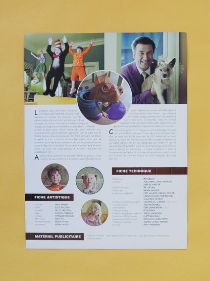Le Chat Chapeauté - Fiche Synopsis Cinéma (2003)
