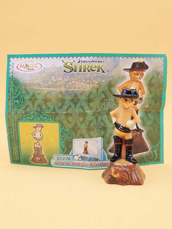 Le Chat Potté - Figurine KINDER Surprise SHREK 3 (2007)
