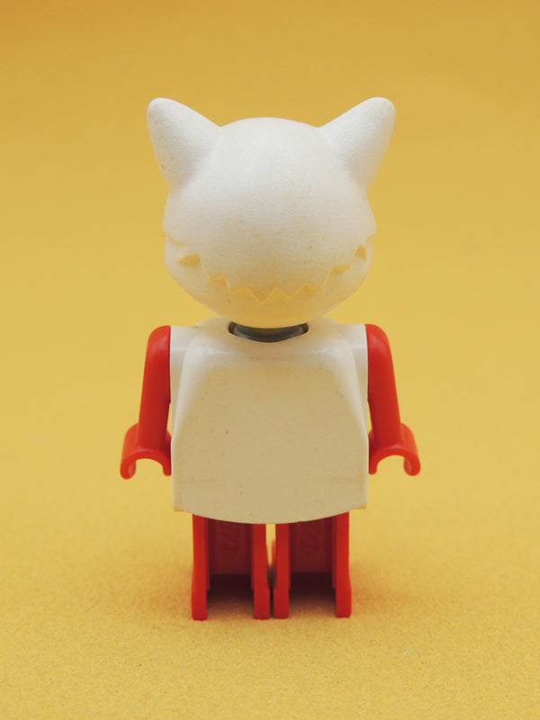 Fabuland - Chat Catherine Noeud Rouge - Figurine LEGO Vintage 80