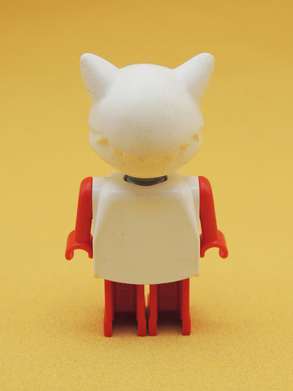 Fabuland - Chat Catherine Noeud Rouge - Figurine LEGO Vintage 80