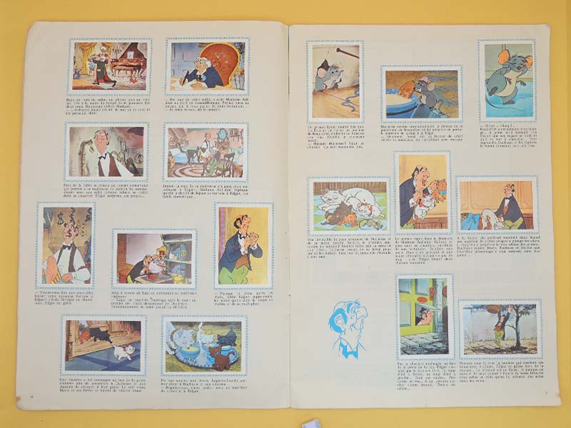 Les Aristochats - AGE Album 1971 Vignettes - Vintage & Complet