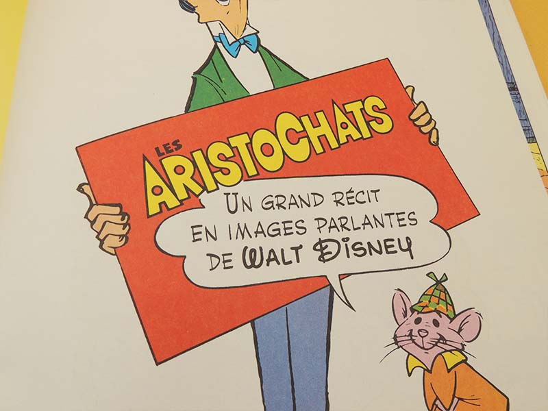 Les Aristochats - Walt Disney Bande Dessinée - Vintage 1971