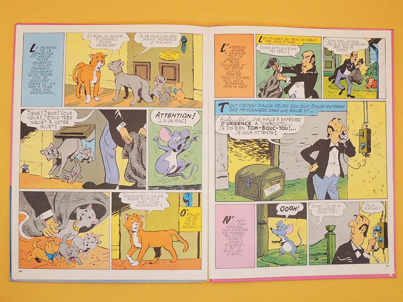 Les Aristochats - Walt Disney Bande Dessinée - Vintage 1971