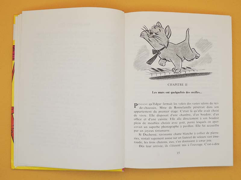 Les Aristochats - Walt Disney Livre Jeunesse Illustré - Vintage 1971