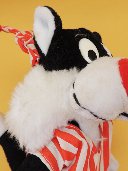 Sylvestre Le Chat - Peluche McDonalds - Vintage Noël 1992