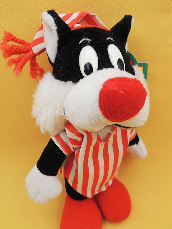 Sylvestre Le Chat - Peluche McDonalds - Vintage Noël 1992