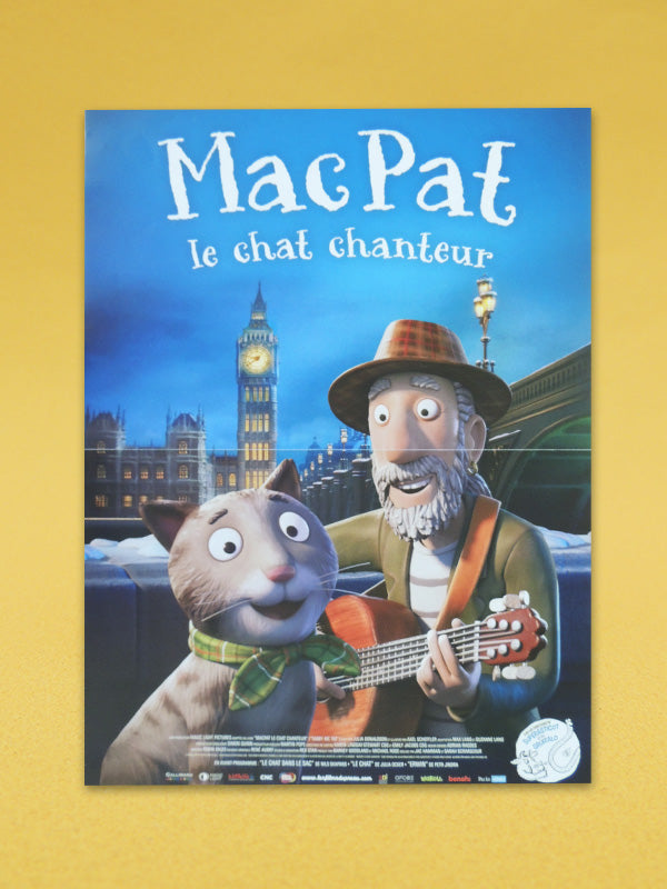 MacPat Le Chat Chanteur - Affiche Cinéma (2024) - Format 40x53cm