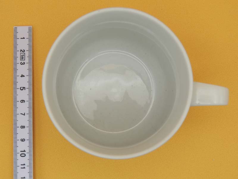 Mug Chat & Fleur - Porcelaine Monopoli Vintage Années 70