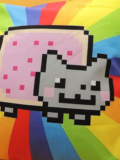 Nyan Cat Arc En Ciel - Housse de Coussin 45x45cm