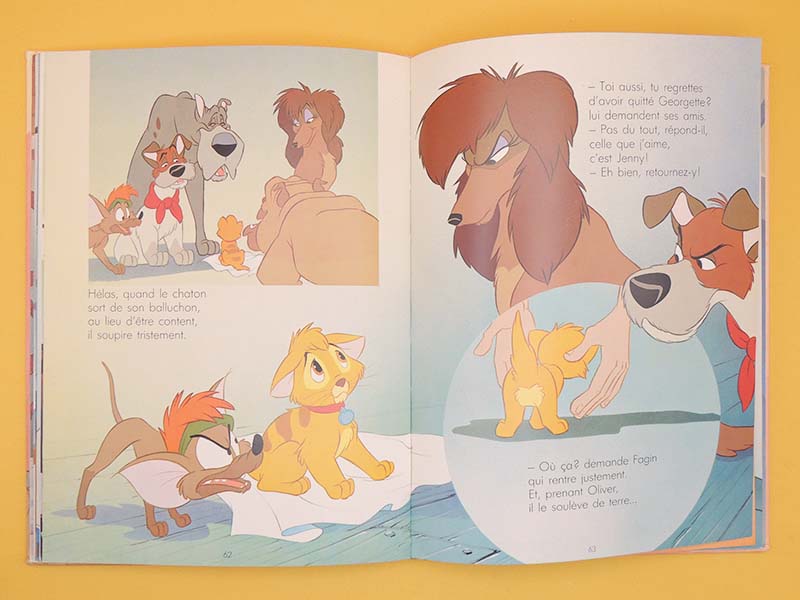 Oliver & Compagnie - Walt Disney Livre Jeunesse Illustré 1990