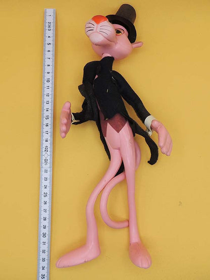 La Panthère Rose - Queue-de-Pie - Figurine Fil de Fer 35cm - Vintage 70's 80's