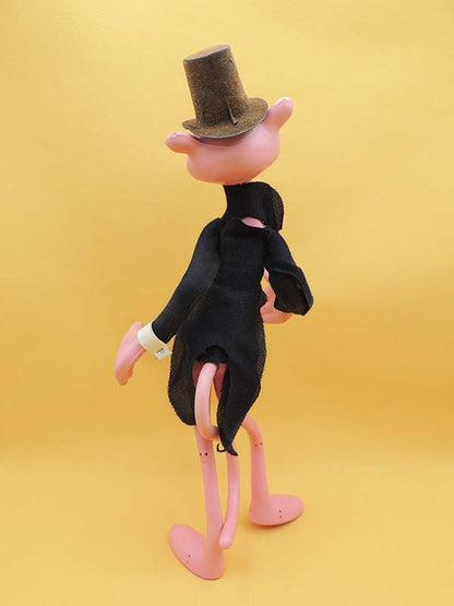 La Panthère Rose - Queue-de-Pie - Figurine Fil de Fer 35cm - Vintage 70's 80's