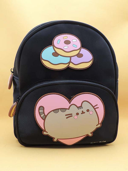 Pusheen - Sac A Dos Noir Donuts - Polyester