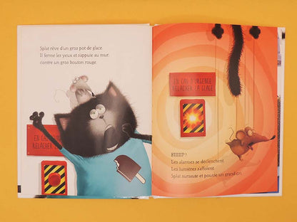 Splat Le Chat Adore La Glace - Rob Scotton Livre Jeunesse