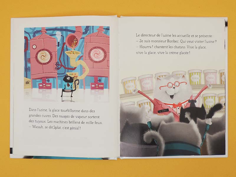 Splat Le Chat Adore La Glace - Rob Scotton Livre Jeunesse