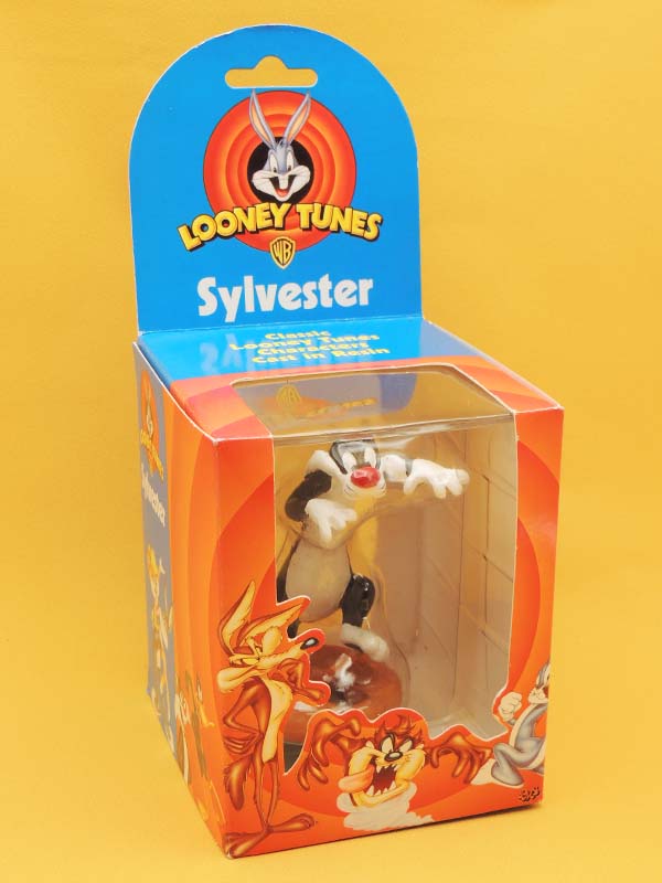 Sylvestre Le Chat - Figurine Vintage 1998 Résine 9cm - Looney Tunes