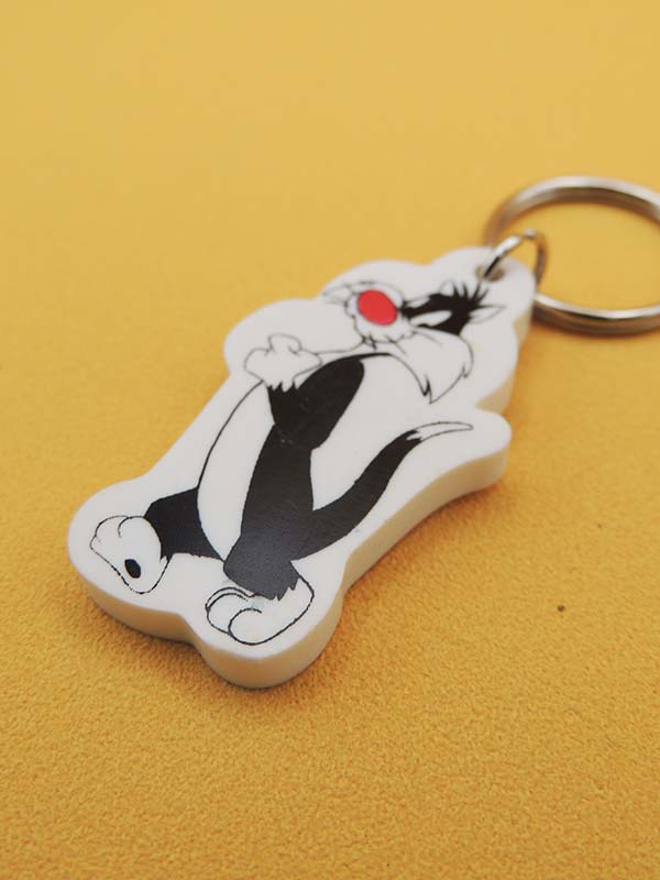 Sylvestre Le Chat - Porte-Clé Publicitaire LU - 1995 Vintage