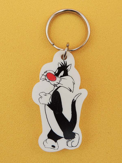 Sylvestre Le Chat - Porte-Clé Publicitaire LU - 1995 Vintage