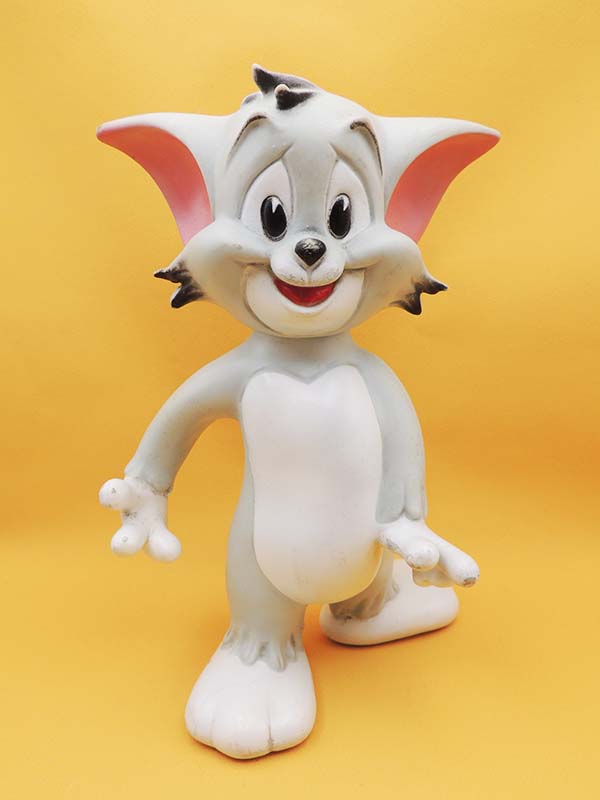 Tom & Jerry - Pouet Chat - Jouet Ledra Vinyle Vintage 60's