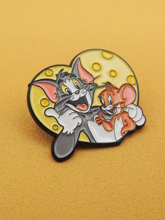 Tom & Jerry - Cœur de Fromage - Pin's Looney Tunes