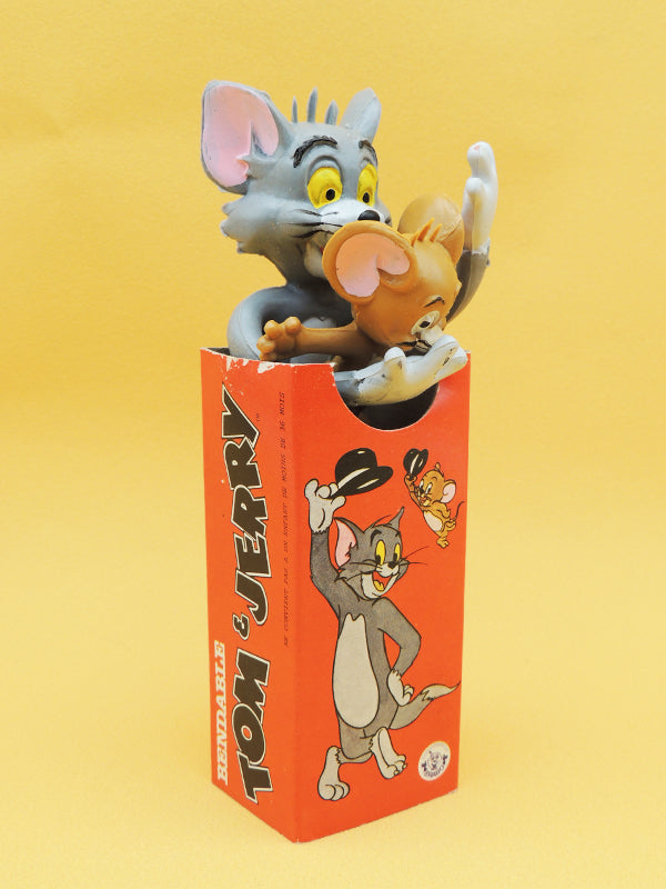 Looney Tunes - Tom et Jerry - Figurines Flexible Avec Cartonnette BRABO 1979