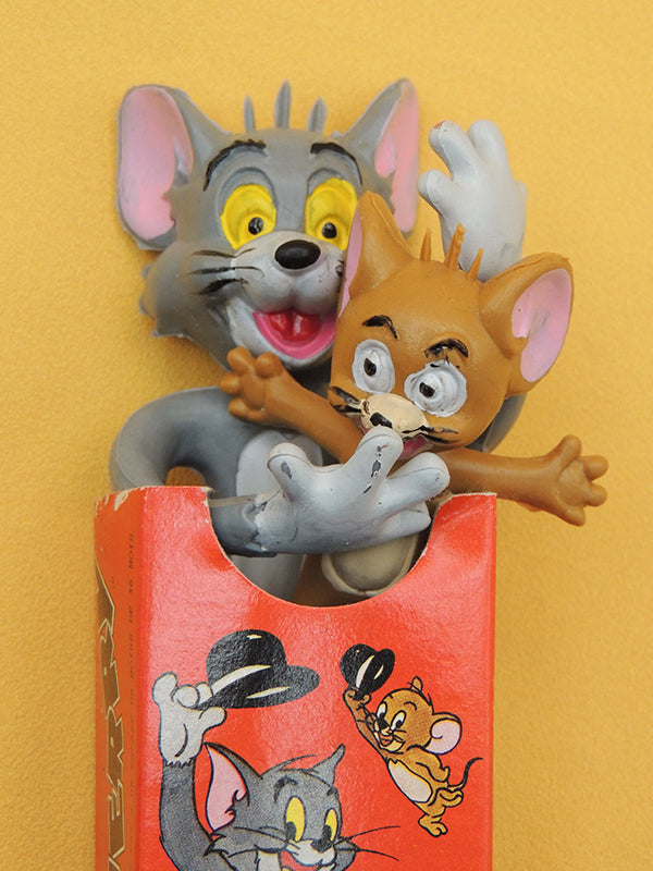 Looney Tunes - Tom et Jerry - Figurines Flexible Avec Cartonnette BRABO 1979