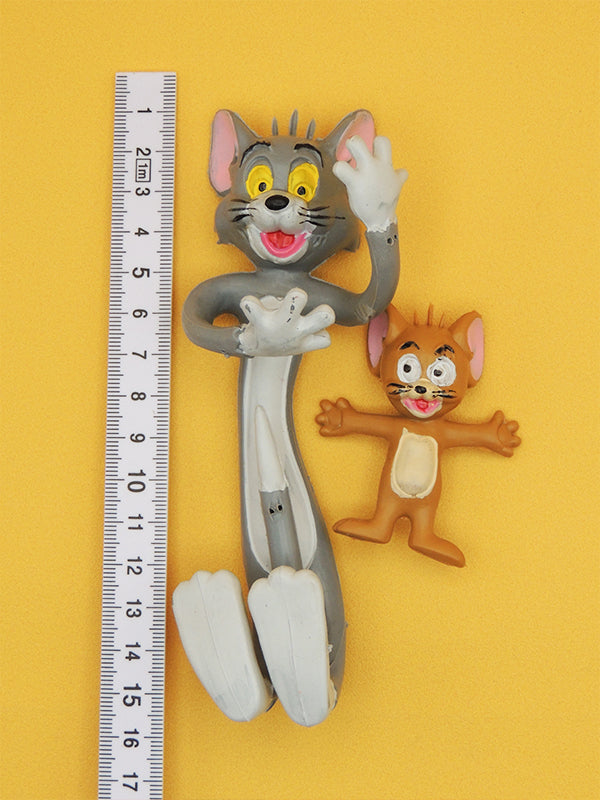 Looney Tunes - Tom et Jerry - Figurines Flexible Avec Cartonnette BRABO 1979