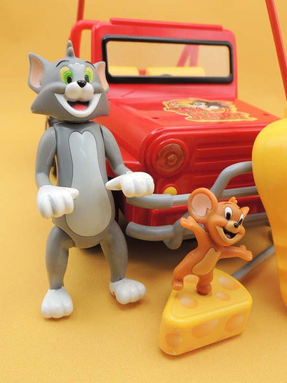 Tom & Jerry - Jeep Rouge Télécommandée LANSAY