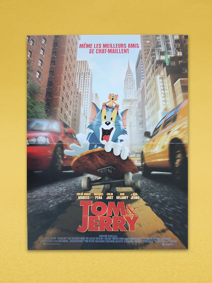Tom & Jerry Le Film - Affiche Cinéma (2021) - Format 40x53cm