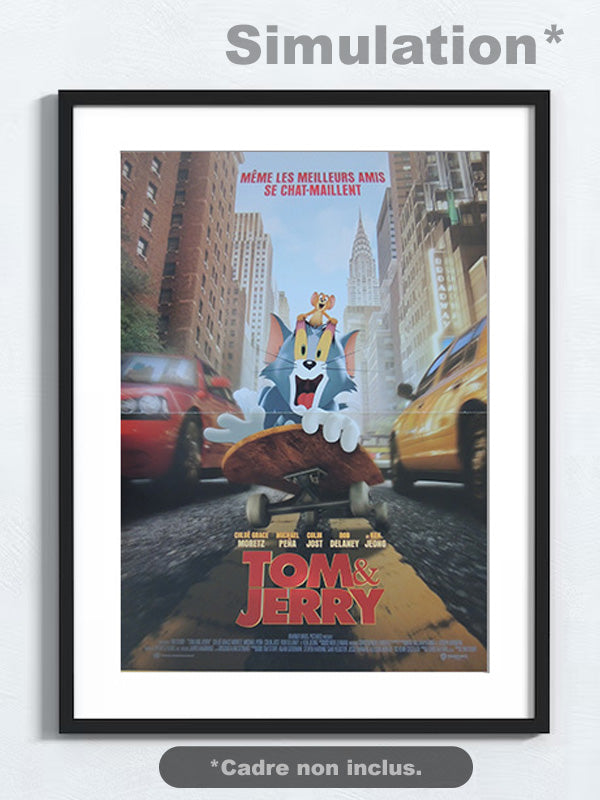 Tom & Jerry Le Film - Affiche Cinéma (2021) - Format 40x53cm
