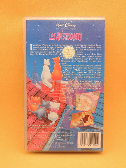 Les Aristochats VHS K7 Cassette Vidéo - Walt Disney Home Vidéo